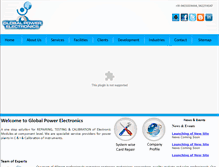 Tablet Screenshot of gpeindia.com